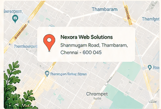 Map preview of the Thambaram, Chennai office area